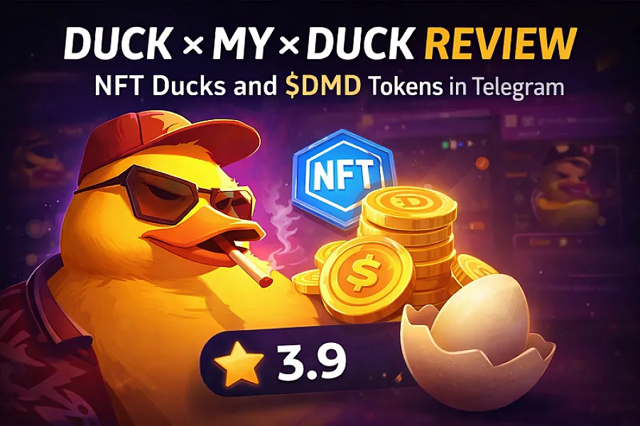 DUCK × MY × DUCK Review — Telegram Mini Game With NFT Ducks and $DMD Tokens